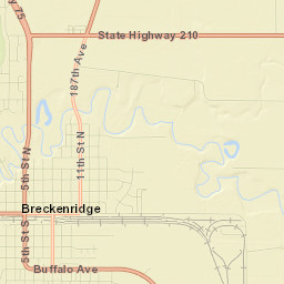 500-598 Dacotah Avenue, Breckenridge, MN Street Map