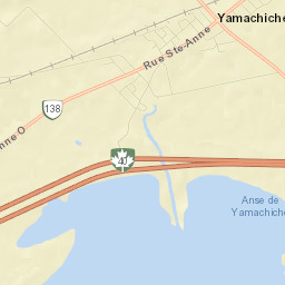 Yamachiche Street Map