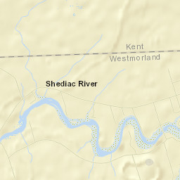 Shediac Bridge-Shediac River Street Map