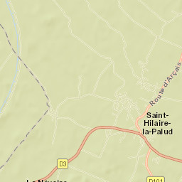Saint-Hilaire-la-Palud Street Map