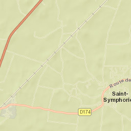 Saint-Symphorien Street Map