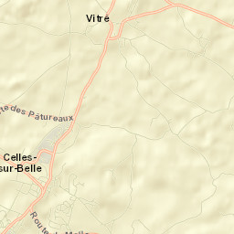 Celles-sur-Belle Street Map