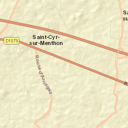 Saint-Cyr-sur-Menthon Street Map