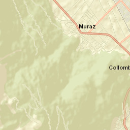 Monthey District Street Map