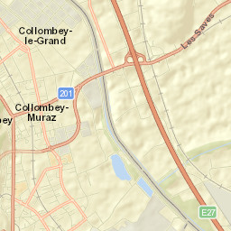 Collombey Street Map
