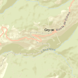 Gryon Street Map