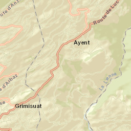 Ayent Street Map
