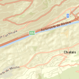 Chalais Street Map