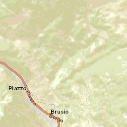 Brusio Street Map