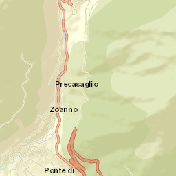 Ponte di Legno Street Map
