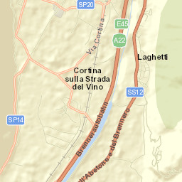 Laghetti Street Map
