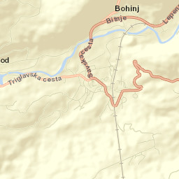 Bohinjska Bistrica Street Map