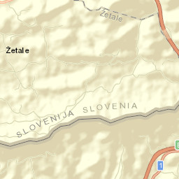 Žetale Street Map