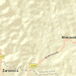 Klenovnik Street Map