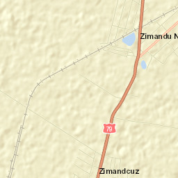 Comuna Zimandu Nou Street Map