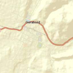 Gurahonţ Street Map