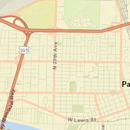 Pasco Street Map