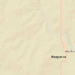 Nezperce Street Map