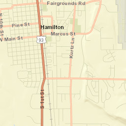Hamilton Street Map