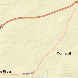 Cornwall Street Map