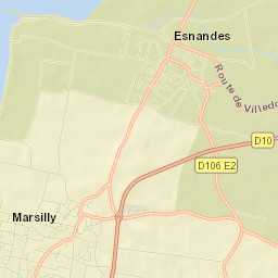 Esnandes Street Map