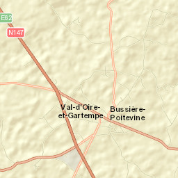 Bussière-Poitevine Street Map