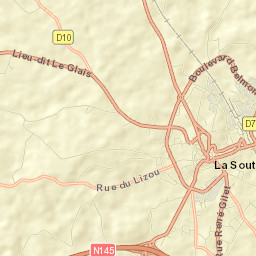 La Souterraine Street Map