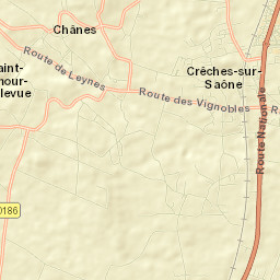 Crêches-sur-Saône Street Map