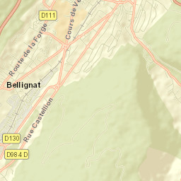 Bellignat Street Map