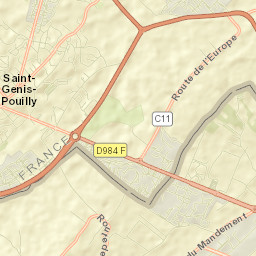 Saint-Genis-Pouilly Street Map