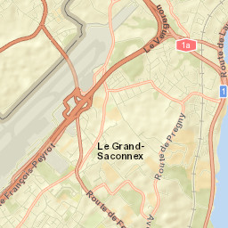 Le Grand-Saconnex Street Map