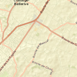 Meinier Street Map