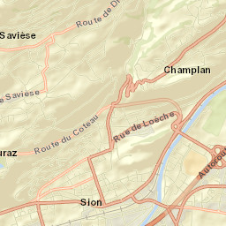 Sitten Street Map