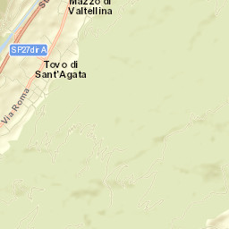 Vervio Street Map