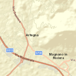 Montenars Street Map