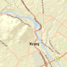 Kranj Street Map