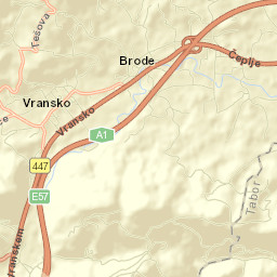 Vransko Street Map
