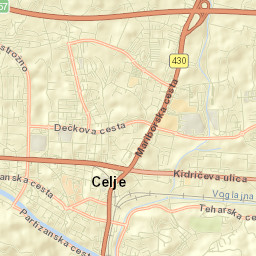 Celje Street Map