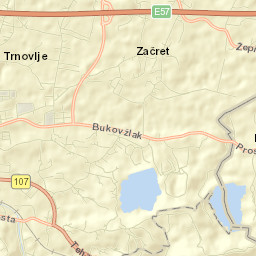 Ljubečna Street Map