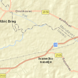 Grad Ivanec Street Map