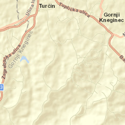 Gornji Kneginec Street Map