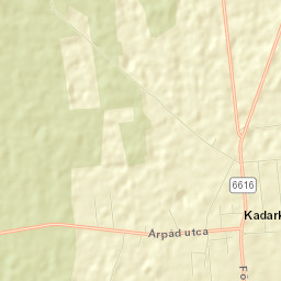 Kadarkút Street Map