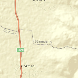 Cozmeni Street Map