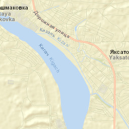 Yaksatovo Street Map