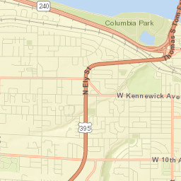 Kennewick Street Map