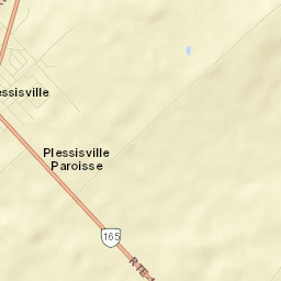 Plessisville Street Map