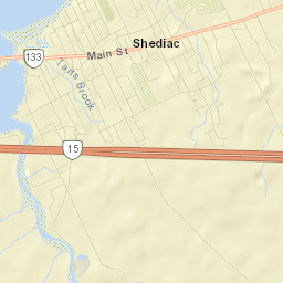 Shediac Street Map