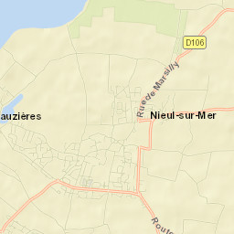 Nieul-sur-Mer Street Map