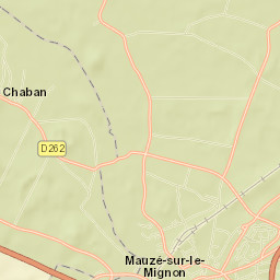Mauzé-sur-le-Mignon Street Map