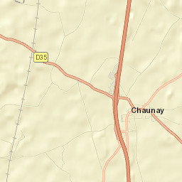 Chaunay Street Map